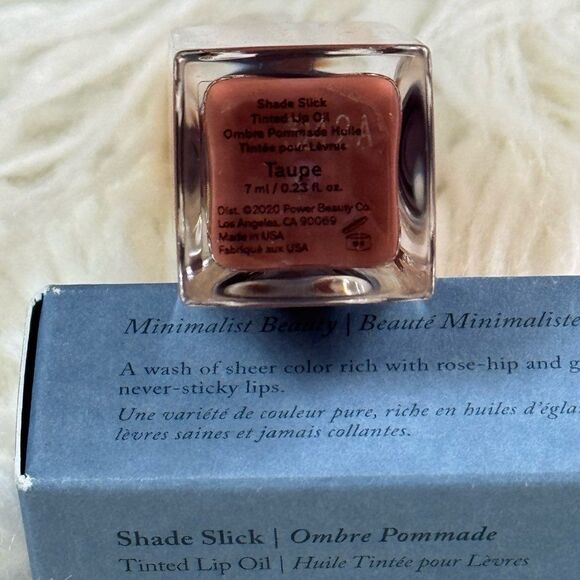 Merit Shade Slick Hydrating Tinted Lip Oil Taupe - Picture 9 of 9